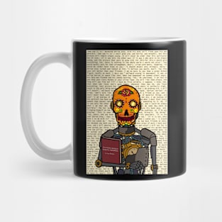 Sir Isaac Newton - Digital Collectible with RobotMask, MexicanEye Color, and GlassSkin on TeePublic Mug